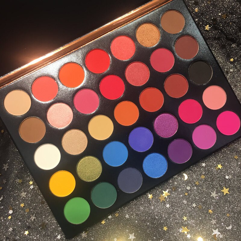 Traci K Beauty Glazed 63/35/18 Color Glitter Matte Eyeshadow Palette Professional Shimmer Pigmented Eyeshadow Makeup Palette TSLM2