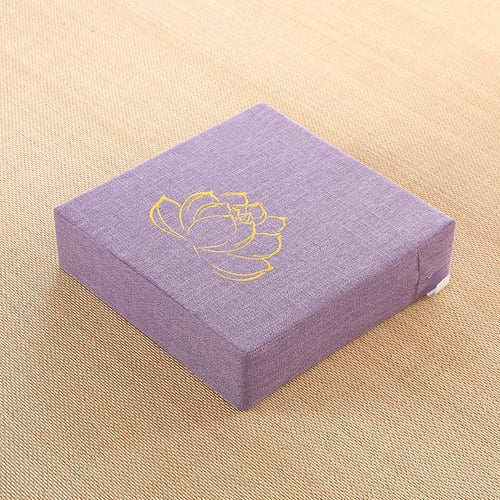 Square Futon Cushion Thickened Tatami Japanese Style Tea Table Living Room Winter Heighten Cushion Can Be Removed Washed 40x6cm