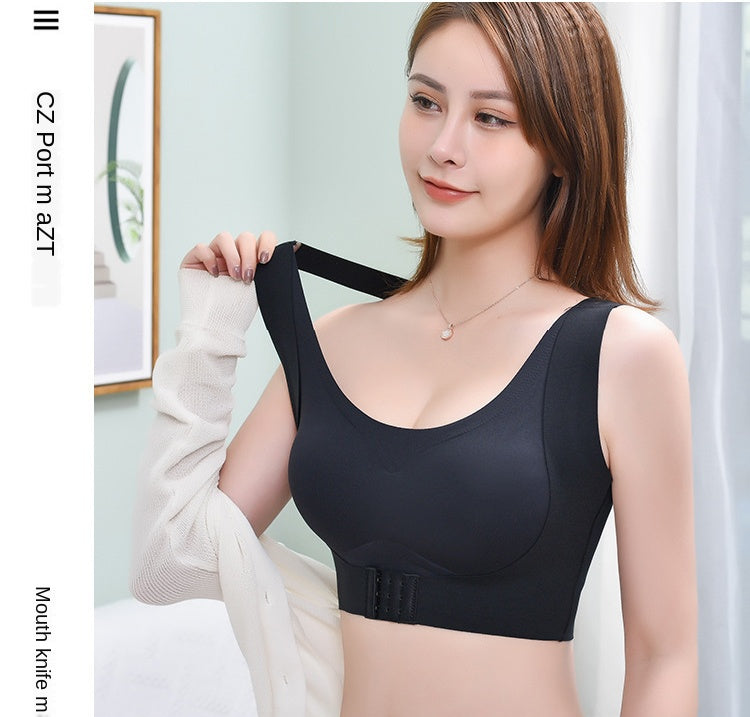1pcs/2pcs/3pcs Women Bras For Women Push Up Bra Posture Corrector Bralette Front Closure Female Underwear Cross Back Tops