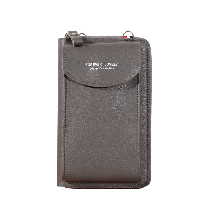 Wallet women Diagonal PU multifunctional mobile phone clutch bag Ladies purse large capacity travel card holder passport cover