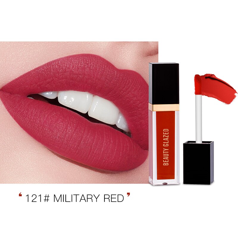 Traci K Beauty Glazed 24 Colors Matte Lip Gloss Natural Long-lasting Waterproof No Fading Non-stick Cup Lip Glaze Sexy Lip Makeup TSLM1