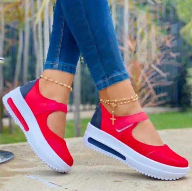 Shoes Sneakers Women Shoes Ladies Slip-On Knit Solid Color Sneakers for Female Sport Mesh Casual Shoes for Women 2021