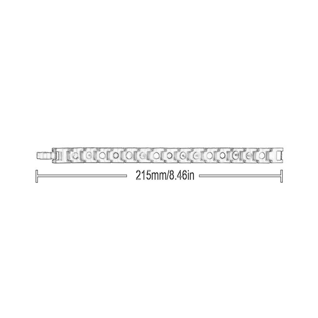 New Healthy Magnetic Bracelet for Unisex Power Therapy Magnets Magnetite Bracelets Bangles Men /Women Health Care Jewelry Stainless Some include Tool Box Kit