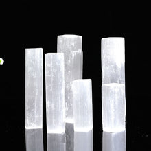 Load image into Gallery viewer, 20g Natural White Selenite Rough Sticks Minerals Specimen Point Healing Crystal Wand Irregular Shape Making Stone Home Decor 1PC
