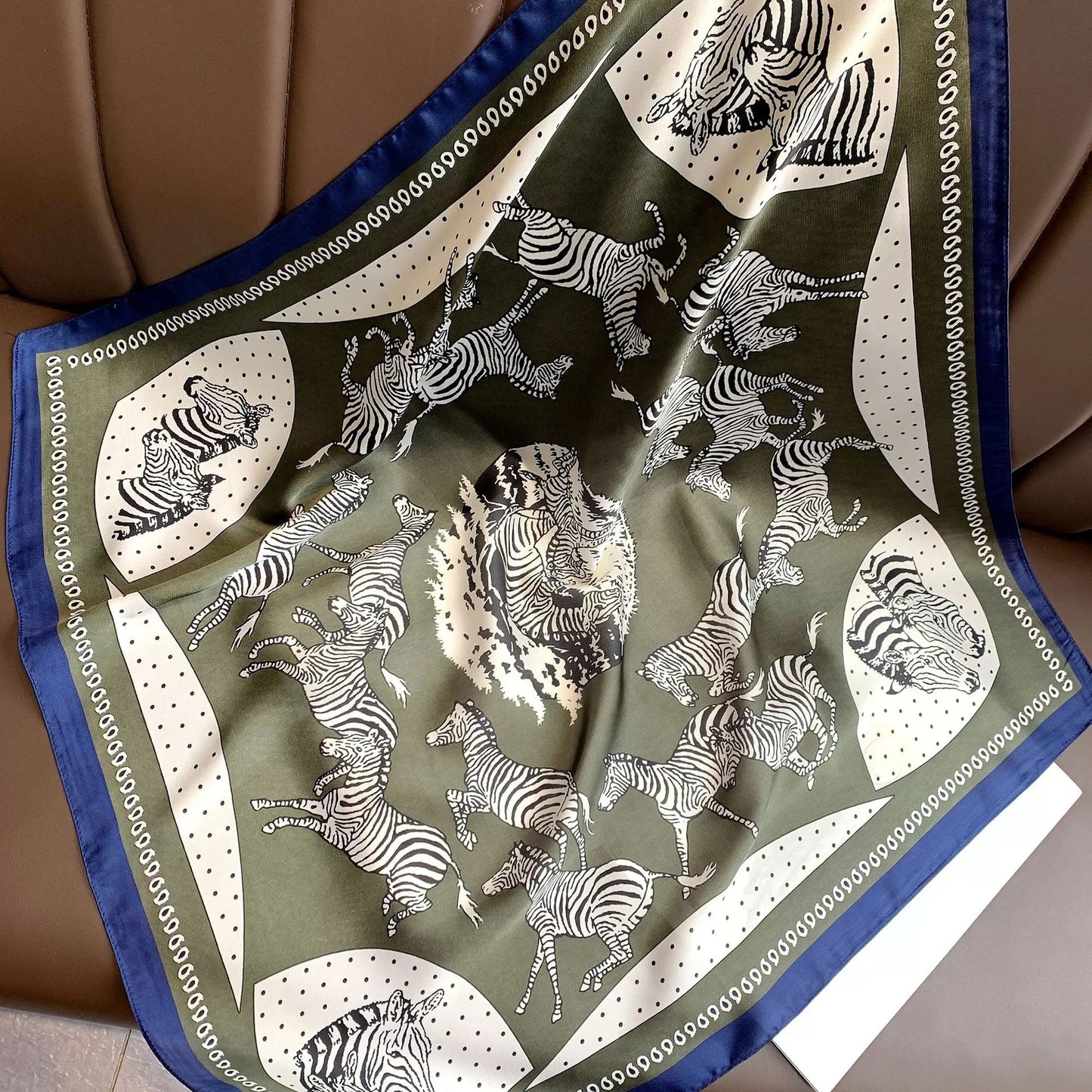 70*70cm Fashion Silk Satin Hair Scarf Women Handkerchief Printed Female Square Head Bandana Small Neck muffler hijab lady gir