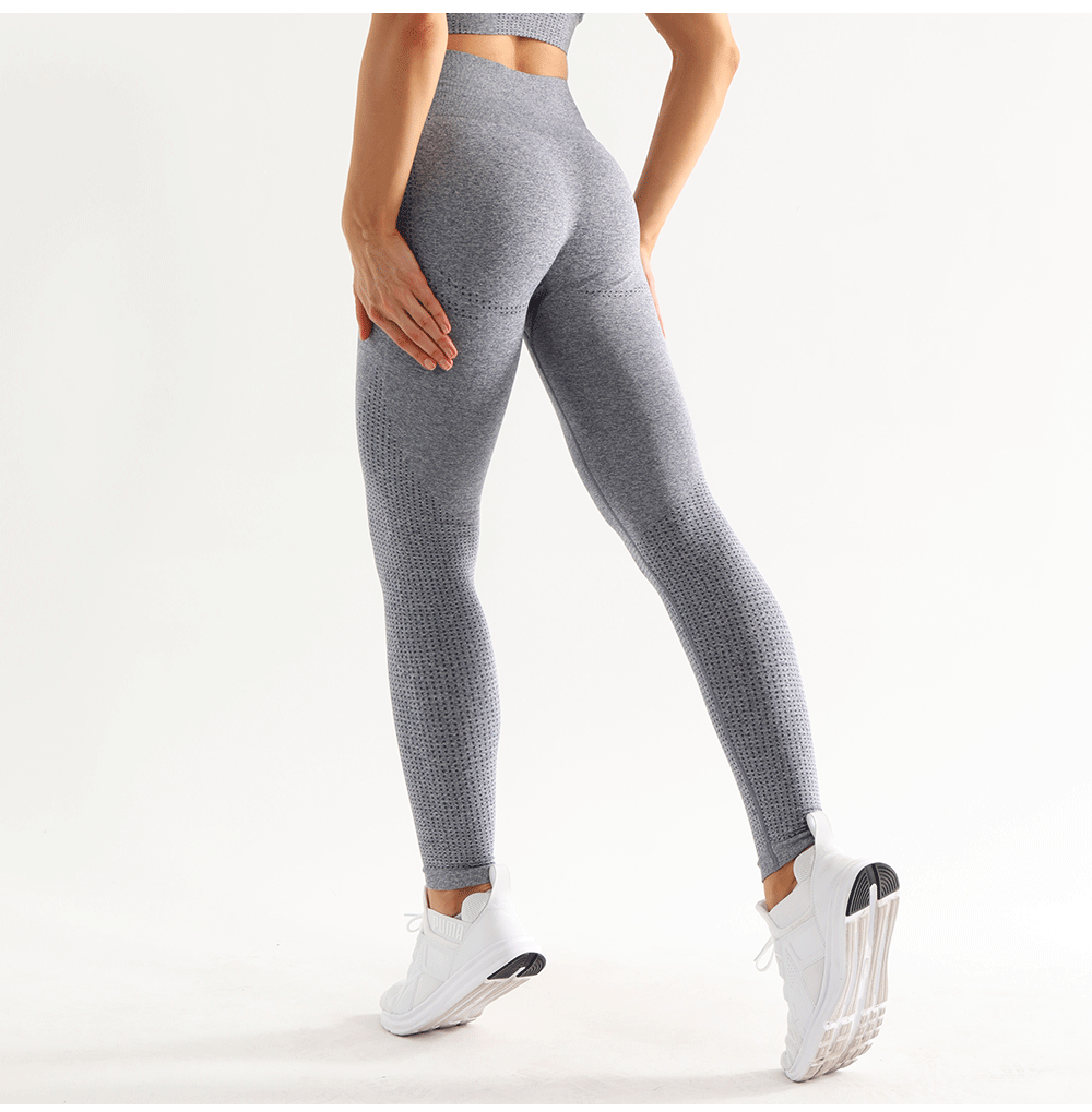 Fitstyle Seamless Leggings Sport Fitness Running Yoga Pants High Waist Booty Gym Shark Elastic Body Building Pantalones De Yoga For Women