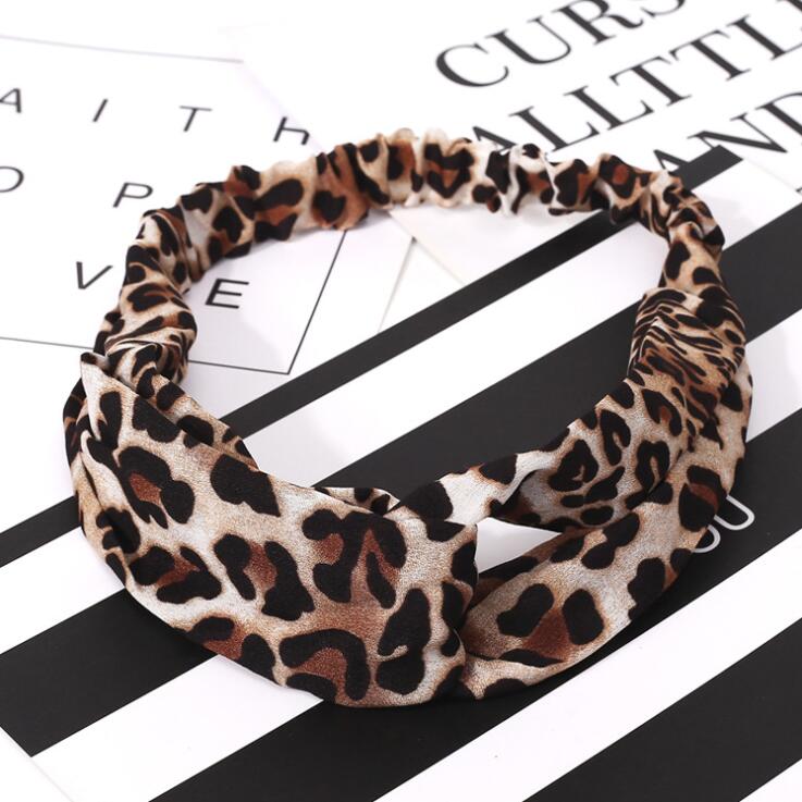 Fashion Women Girls Bohemian Hair Bands Print Headbands Vintage Cross Turban Bandage Bandanas HairBands Hair Accessories