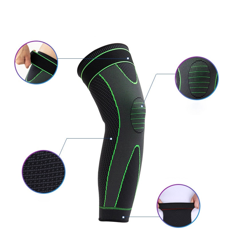 D.O.T 1/2 PCS Knee Pads Braces Sports Support Kneepad Men Women for Arthritis Joints Protector Fitness Compression Sleeve