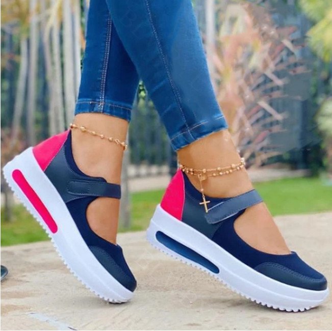 Shoes Sneakers Women Shoes Ladies Slip-On Knit Solid Color Sneakers for Female Sport Mesh Casual Shoes for Women 2021