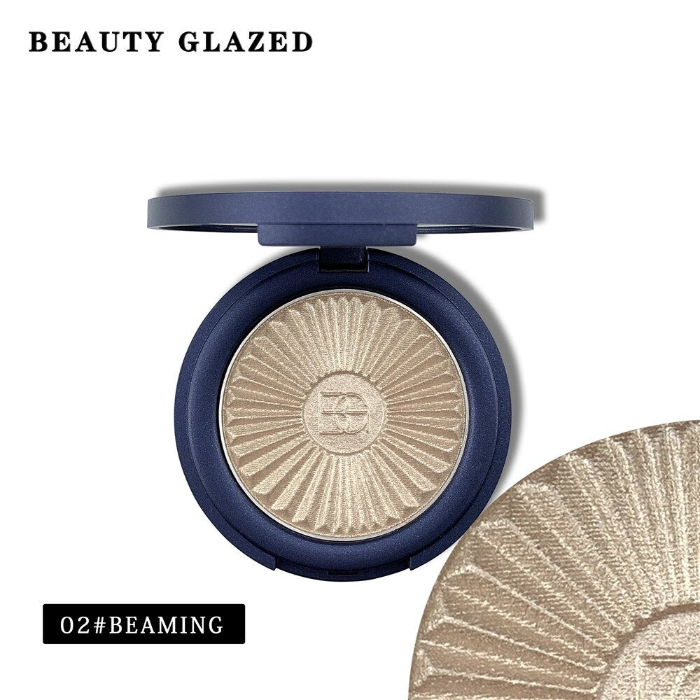 Traci K BEAUTY GLAZED Highlighter Powder Palette Face Contouring Makeup Eyeshadow Palette Face Bronzer Highlighter Brighten Skin 8 Color