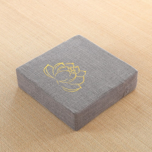 Square Futon Cushion Thickened Tatami Japanese Style Tea Table Living Room Winter Heighten Cushion Can Be Removed Washed 40x6cm