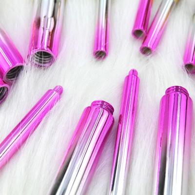 10Pcs Pro (Vegan)Makeup Kits Brushes Cosmetics Brush Tool Beauty Set Rose Red