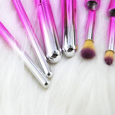 10Pcs Pro (Vegan)Makeup Kits Brushes Cosmetics Brush Tool Beauty Set Rose Red