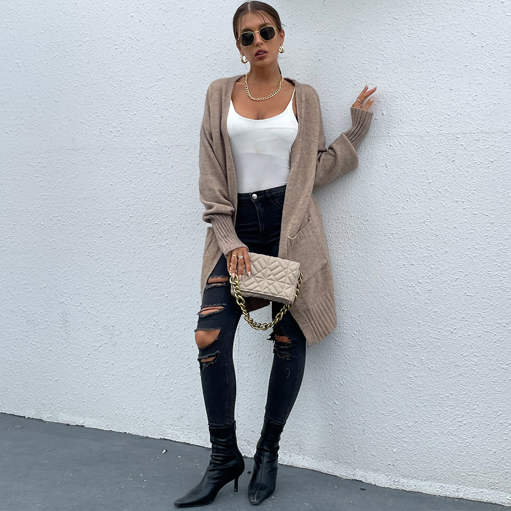 Wool Collar Cardigan