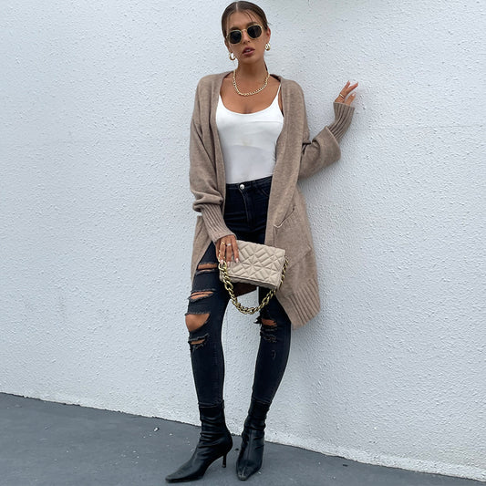 Wool Collar Cardigan