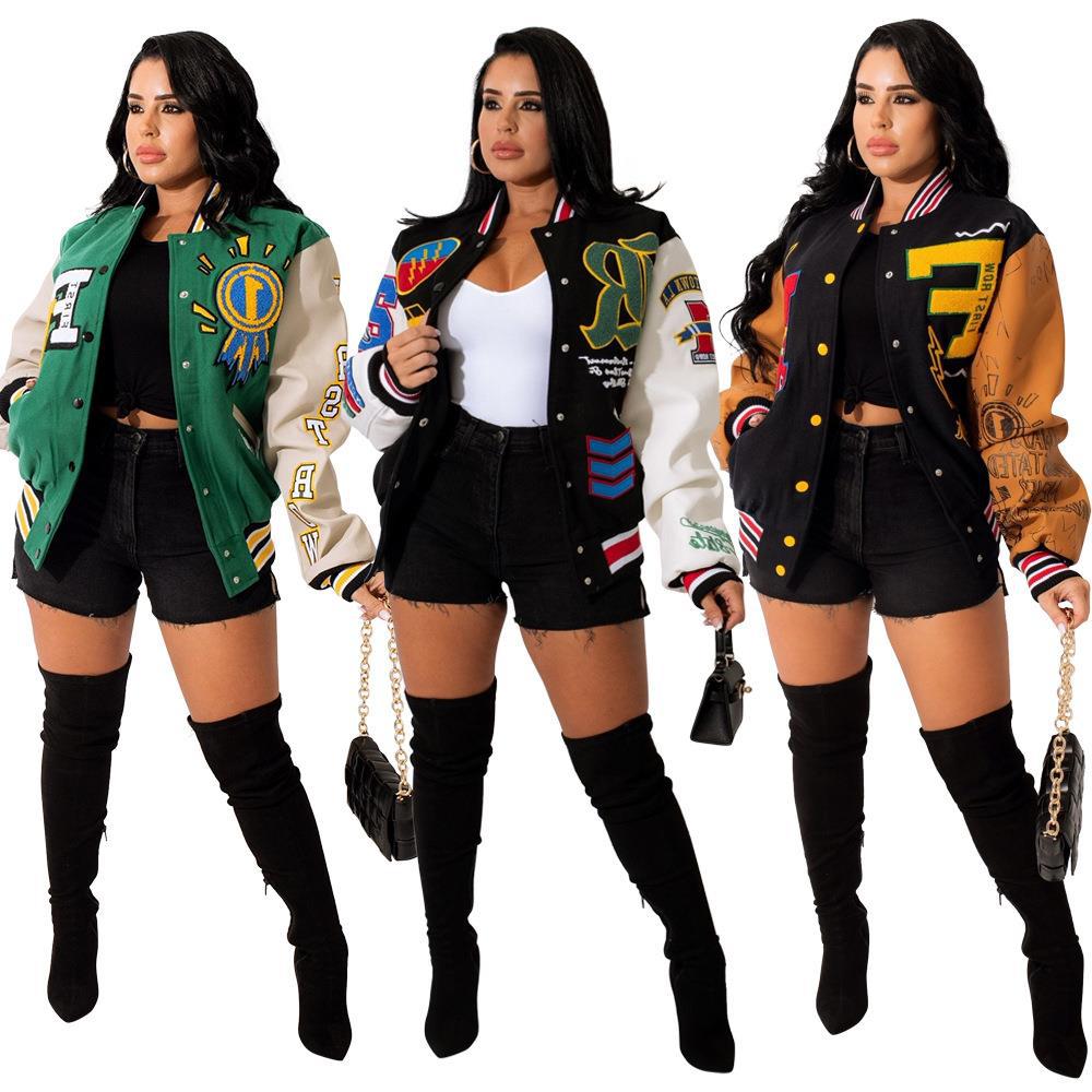 Letter Basball Style Jacket