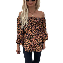 Load image into Gallery viewer, Leopard Chiffon Shirt
