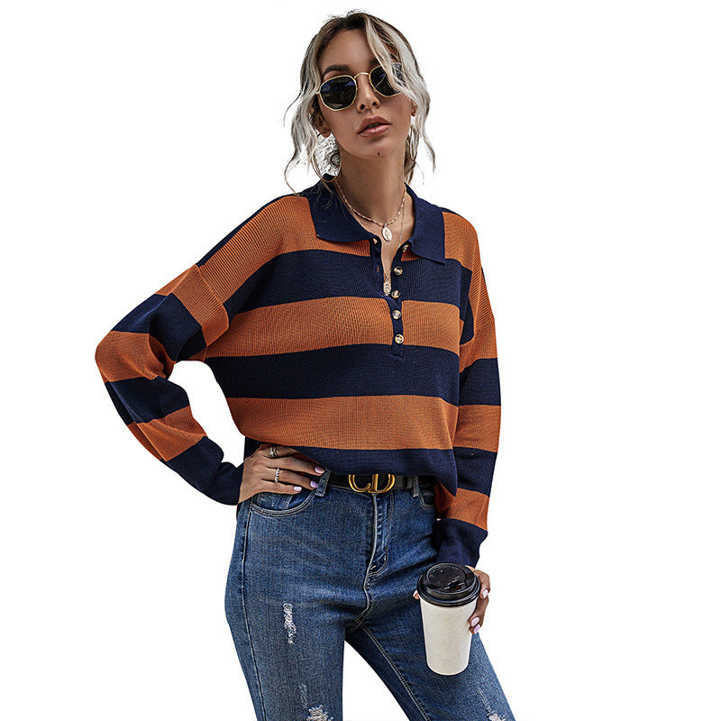 Leisure Round Neck Long Sleeve Pullover Shirt