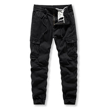 Load image into Gallery viewer, Multi bag overalls: Men&#39;s outdoor sports trend; versatile; washed solid color casual pants; pants
