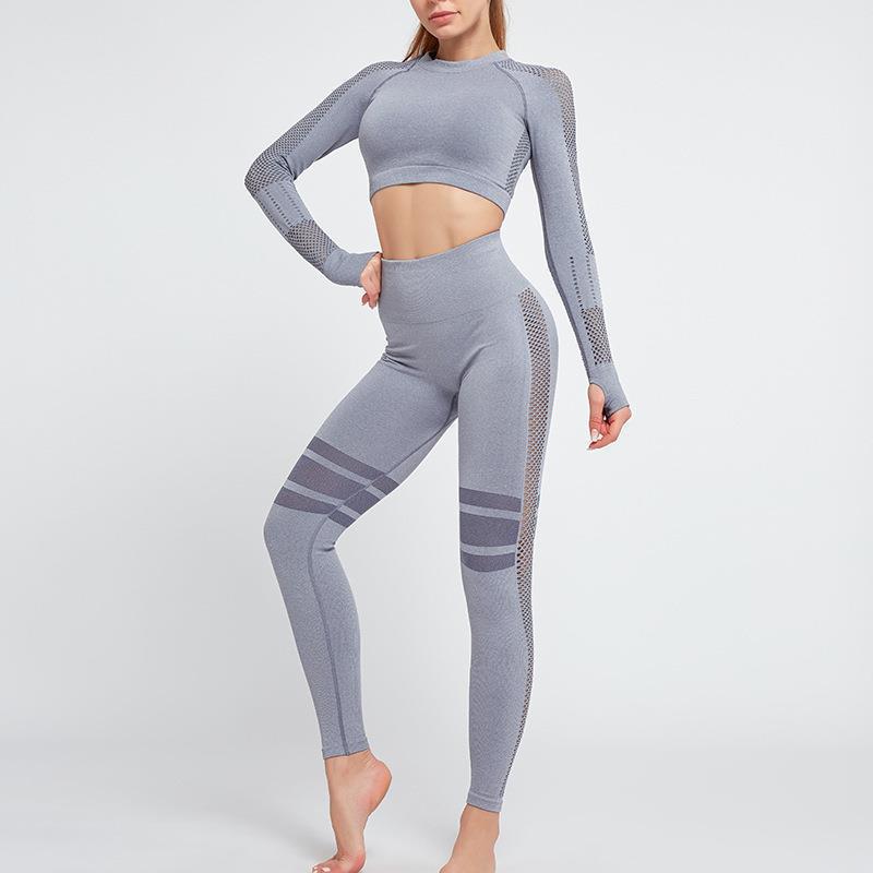 Long Sleeve Slim Fit Yoga Suit