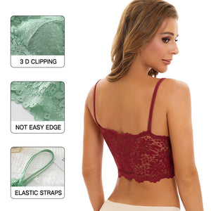 Cross-border foreign trade tube top top women's anti-light lace beautiful back sling wrap chest underwear ladies tube top vest thin
