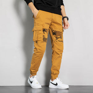 Men's Pocket  with camouflage sports cargo pants