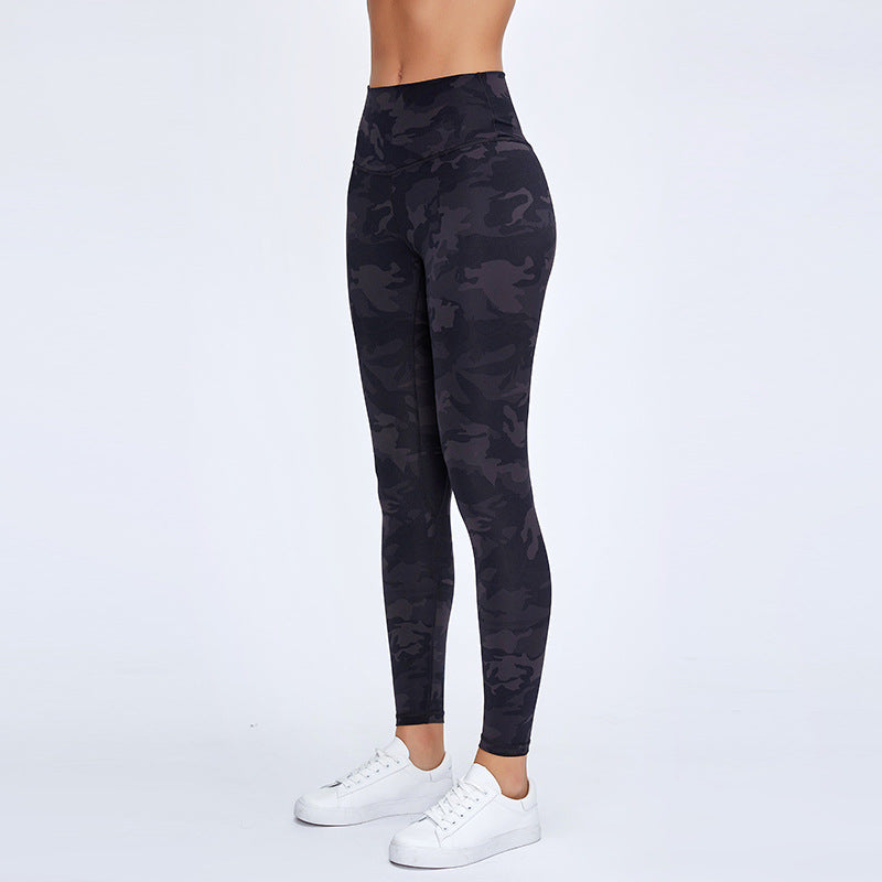 Fitstyle New Yoga Pants Women High Waist Tight Elastic Running Cropped Fitness Pants