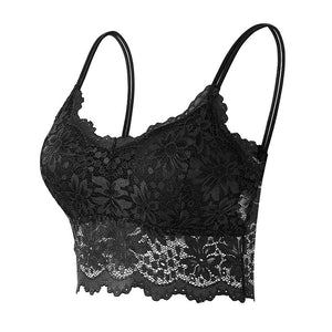 Cross-border foreign trade tube top top women's anti-light lace beautiful back sling wrap chest underwear ladies tube top vest thin