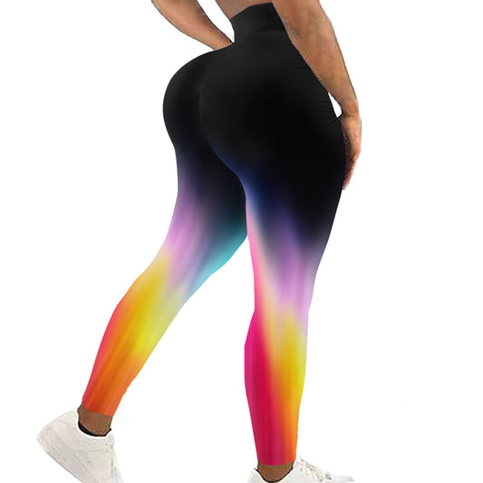 Peach Hip Bodybuilding High Waist Hip Lift Fitness Yoga Pants Women Hip Lifting Sport Tights