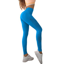 Load image into Gallery viewer, Fitstyle Yoga Clothes Fitness Running Nylon Quick-Drying Moisture Wicking Mesh Breathable Women Pants
