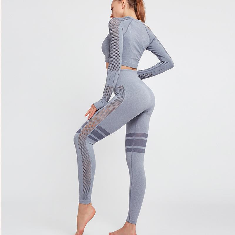 Long Sleeve Slim Fit Yoga Suit