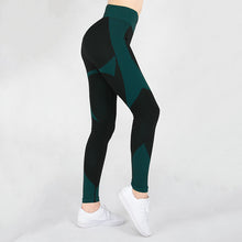 Load image into Gallery viewer, Sports tights  hip lifting stripe high elastic seamless Yoga Pants women&#39;s sports Pao yoga clothes pants
