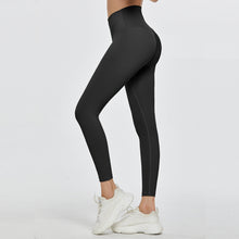 Load image into Gallery viewer, Fitstyle Yoga Pants Nude Feel High Waist No Embarrassment Hip Lifting Line Peach Hip Sports Bodybuilding Tight Weight Loss Pants
