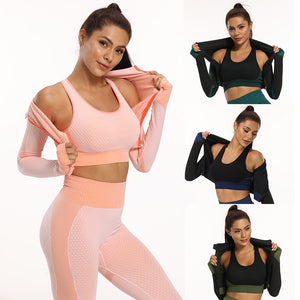 Fitstyle high quality vertical bar sexy seamless suction Fitness Yoga vest female