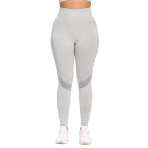 Fitstyle Hollow High Waist Hip Lifting Yoga Leggings