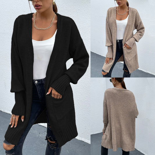 Wool Collar Cardigan