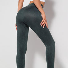 Load image into Gallery viewer, Seamless Washed Stone Washed Yoga Pants Running Fitness Pants Breathable Tight Sportswear For Women
