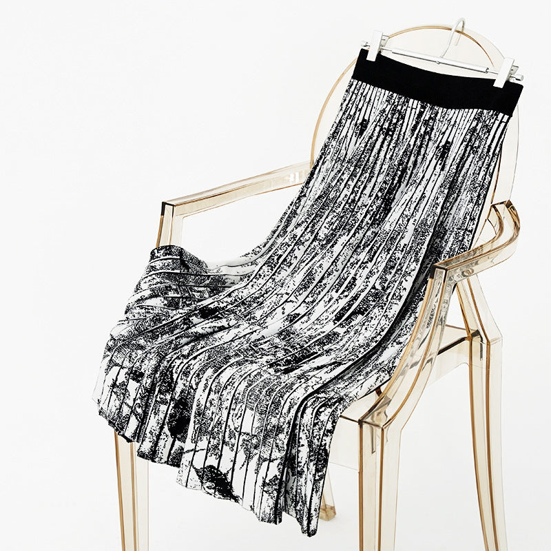 A-shaped Long Skirt