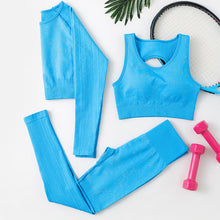 Load image into Gallery viewer, Yoga Set (Top, Pant, Pullover)
