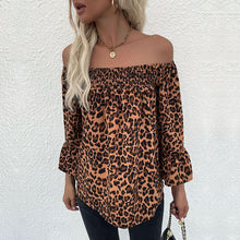 Load image into Gallery viewer, Leopard Chiffon Shirt
