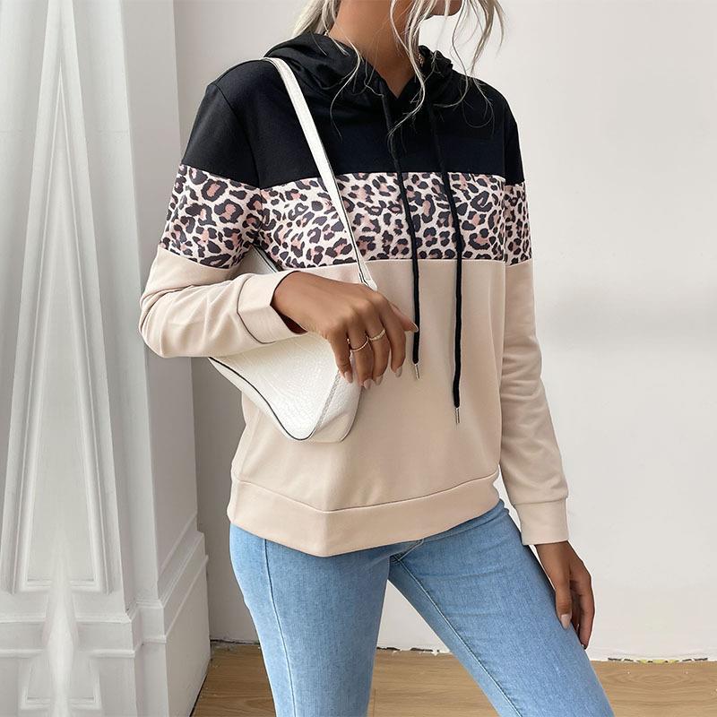Pullover Leopard Hoodie