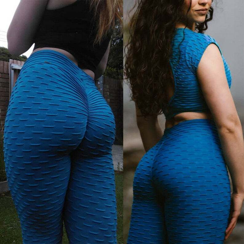 Hot Tie-Dye Yoga Pants Women＇s Peach Hip Bubble Yoga Pants Quick-Drying Printing Fitness Pants