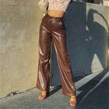 Load image into Gallery viewer, Casual Long Shiny Pants

