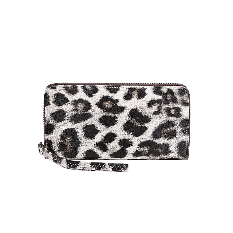 New fashion trend all-match high-end European and American long pattern wallet simple large-capacity ladies wallet