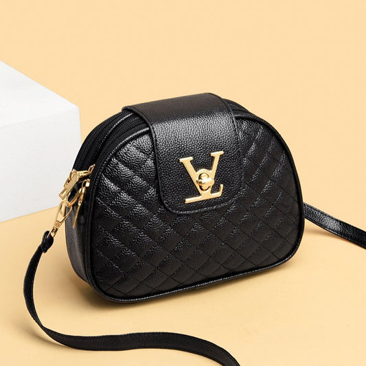 Designer LV leather lynition diamond stitching line shoulder diagonal bag small bag on sale