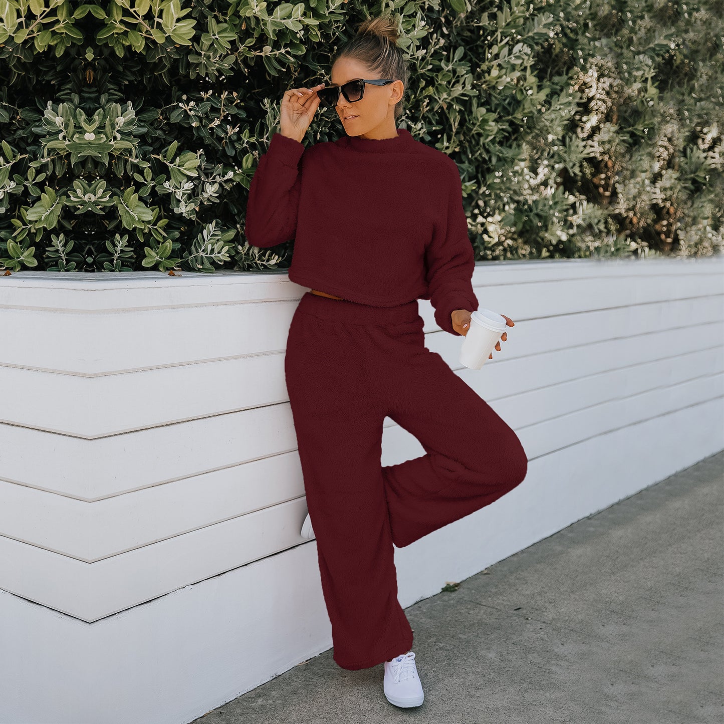 Cashmere Jacket & Pants Two-piece set