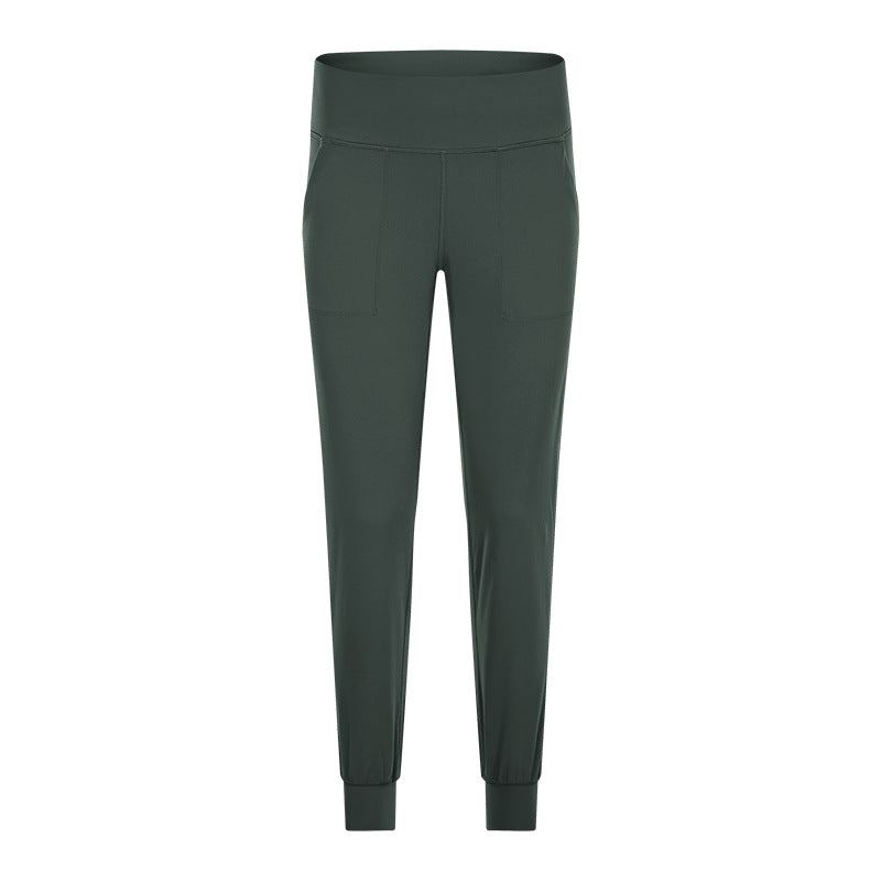 Fitstyle New Skin-Friendly Nude Feel Loose Straight Yoga Pants Women  Quick-Drying Ankle-Length Exercise Workout Pants