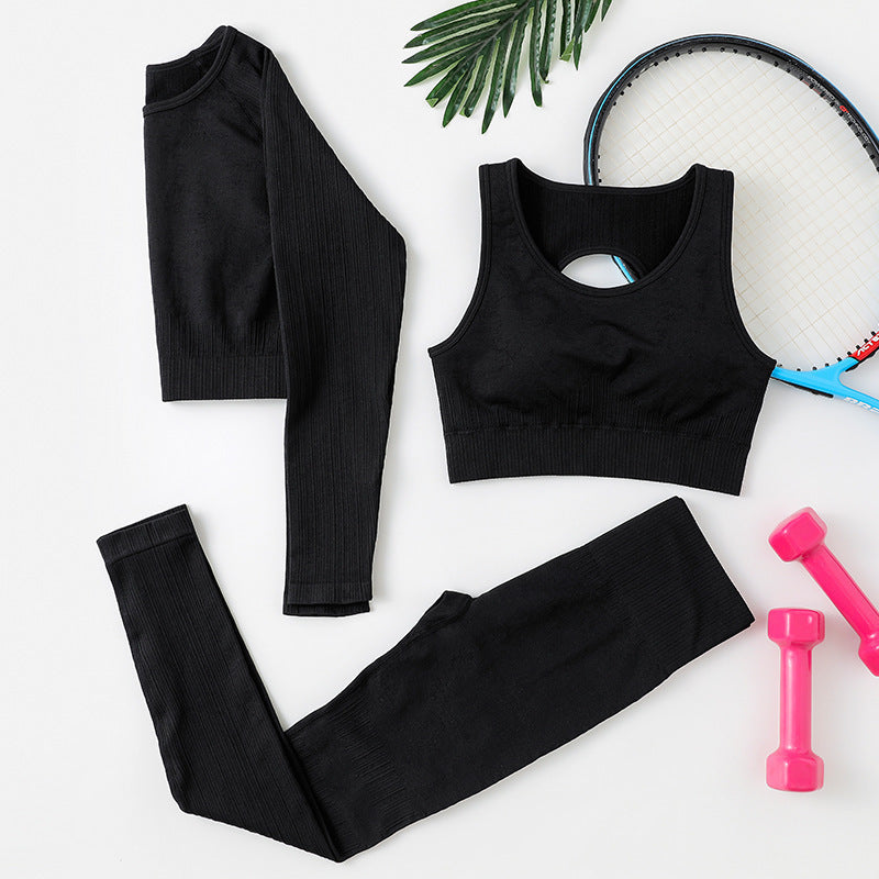 Yoga Set (Top, Pant, Pullover)