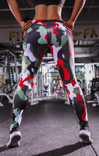 Load image into Gallery viewer, Fitstyle Color Printed High Waist Yoga Leggings
