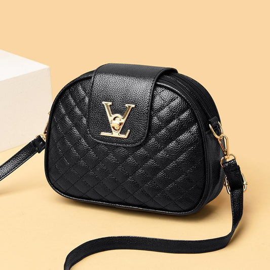Designer LV leather lynition diamond stitching line shoulder diagonal bag small bag on sale